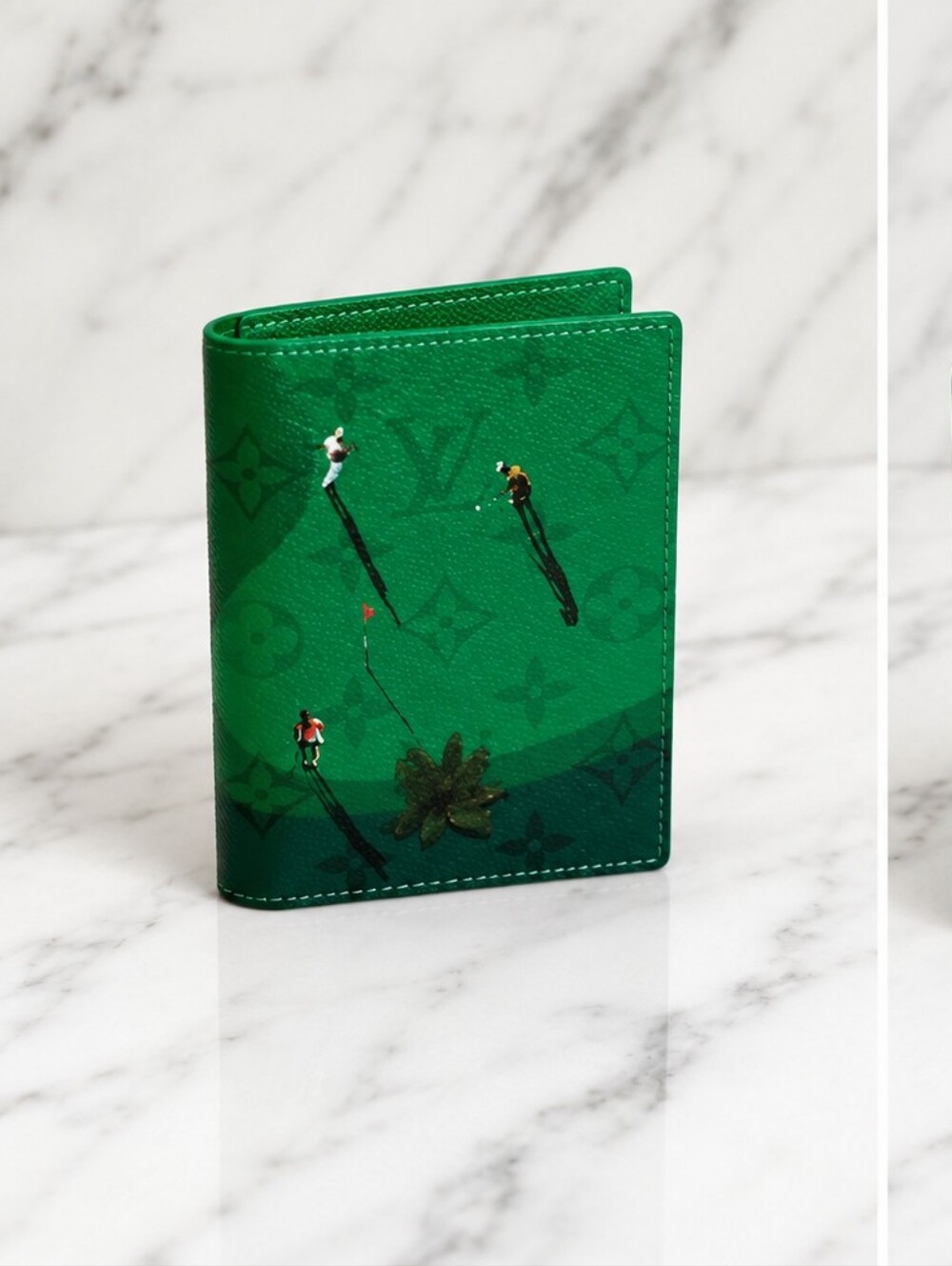 Louis Vuitton Green Monogram Canvas Passport Holder